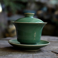 Charger l&#39;image dans la galerie, &quot;Qing Ci&quot; Celadon Porcelain Gaiwan 100ml / 170ml