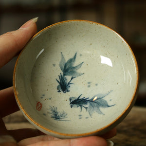 Rustic  Porcelain, Tea Cup, 4 Variations, 90ml