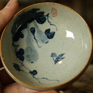 Rustic  Porcelain, Tea Cup, 4 Variations, 90ml