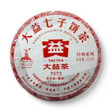 Load image into Gallery viewer, 2010 DaYi &quot;7572&quot; Cake 1st Batch 357g Puerh Shou Cha Ripe Tea