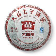 Load image into Gallery viewer, 2011 DaYi &quot;8592&quot; Cake 357g Puerh Shou Cha Ripe Tea