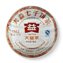 Load image into Gallery viewer, 2012 DaYi &quot;7552&quot; Cake 357g Puerh Shou Cha Ripe Tea