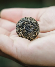 Load image into Gallery viewer, 2025 XiaGuan "You Le - Long Zhu" (Youle - Yiwu Region - Dragon Ball) Tuo 160g/Box Puerh Raw Tea Sheng Cha, Banna Region - King Tea Mall