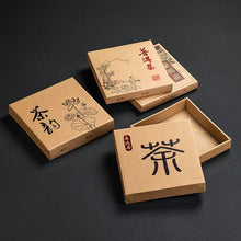 Load image into Gallery viewer, Square Cardboard Puerh Tea Cake Storage Box