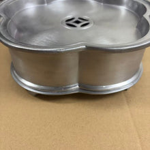 Carica l'immagine nel visualizzatore di Gallery, Yan Ji Li "Mei Hua" (Plum Blossom) Handmade Tin Tea Tray / Saucer / Board — Chaozhou Gongfu Teaware