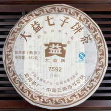 Carica l'immagine nel visualizzatore di Gallery, 2007 DaYi "7592" Cake 357g Puerh Shou Cha Ripe Tea