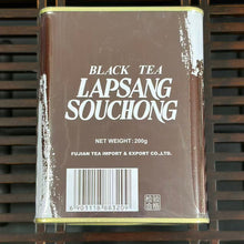Laden Sie das Bild in den Galerie-Viewer, CNNP-Butterfly Brand Black Tea "Zheng Shan Xiao Zhong" (Lapsang Souchong) Loose Leaf 200g/Tin, Hong Cha, Fujian