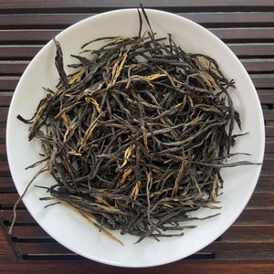 2023 Black Tea "Song Zhen" (Pine Like Needle - 1 Bud 2 Leaves) A Grade, Loose Leaf Tea, Dian Hong, FengQing, Yunnan