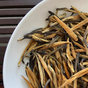 2024 Early Spring Black Tea "Da Jin Zhen" (Giant Golden Needle - Golden Bud) A Grade, Loose Leaf Tea, Dian Hong, FengQing, Yunnan