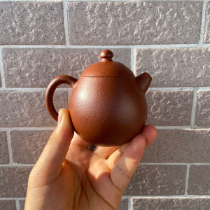 Fully Handmade, Yixing "Long Dan" (Egg Shape) Teapot 160ml, "Jiang Po Ni" Mud