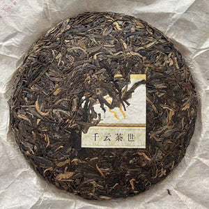 2020 QianYun "Ban Zhang Wu Zhai" (5 Villages of Banzhang region) Cake 357g Puerh Raw Tea Sheng Cha