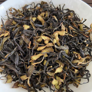 2024 Spring "Li Zhi - Ying Hong No.9 & Ning Meng Ye" (Lychee Black Tea - No.9 Yinghong & Lemon Leaves) Loose Leaf A+ Grade, HongCha, Guangdong