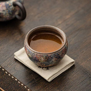 "Yan Kuang" (Rock Ore) Tea Cup 100CC, Fully Handmade