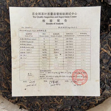 Load image into Gallery viewer, 2005 LiuDaChaShan &quot;Ban Zhang - Ye Sheng Cha - Te Ji Pin&quot; (Banzhang - Wild Tea - Special Grade ) Cake 357g Puerh Raw Tea Sheng Cha