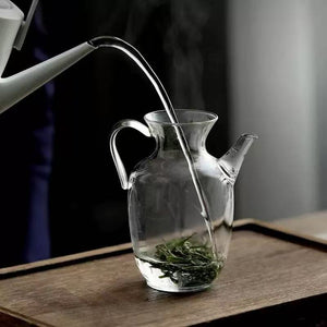 Green Tea Teapot "Xiao Song Hu" (Pitcher) 300ml, Borosilicate Glass