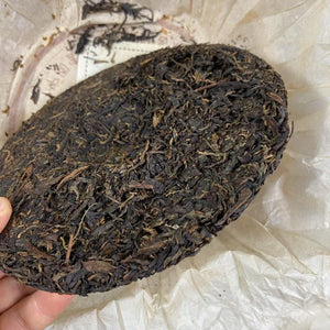 2003 ChangTai "Chang Tai Hao - Ban Na - Wu Tiao Ma + Wu Tian Shu" (Version of No Barcode + No Stamp) Cake 400g Puerh Raw Tea Sheng Cha