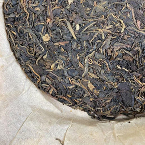2003 ChangTai "Chang Tai Hao - Ban Na - Wu Tiao Ma + Wu Tian Shu" (Version of No Barcode + No Stamp) Cake 400g Puerh Raw Tea Sheng Cha