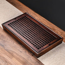 Charger l&#39;image dans la galerie, Bamboo Tea Tray with Water Tank