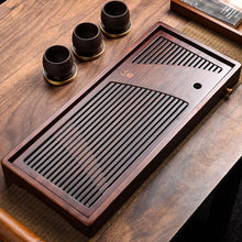 Load image into Gallery viewer, Bamboo Tea Tray with Water Tank 2 Variations Big / Small