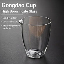 Laden Sie das Bild in den Galerie-Viewer, Borosilicate Glass "Gong Dao Bei" (Pitcher) Small 250ml, Giant 350ml