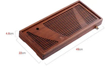 Load image into Gallery viewer, Bamboo Tea Tray with Water Tank 2 Variations Big / Small - King Tea Mall