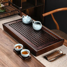 Load image into Gallery viewer, Bamboo Tea Tray with Water Tank - photo 3