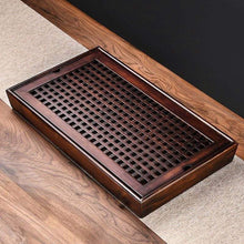 Load image into Gallery viewer, Bamboo Tea Tray with Water Tank