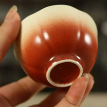 Load image into Gallery viewer, Coral Red Glaze Gaiwan (150ml) and Tea Cup Set - King Tea Mall - photo 8