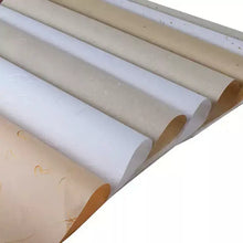 Load image into Gallery viewer, Assorted sheets of traditional Chinese tea wrapper paper in white and tan colors