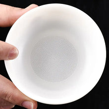 Load image into Gallery viewer, Dehua White All-Ceramic Tea Strainer / Filter  919 Micro Holes - King Tea Mall - photo 3