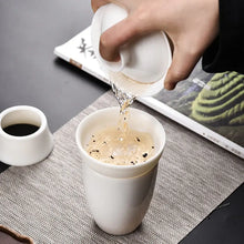 Load image into Gallery viewer, Dehua White All-Ceramic Tea Strainer / Filter  919 Micro Holes - King Tea Mall - photo 4