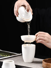 Load image into Gallery viewer, Dehua White All-Ceramic Tea Strainer / Filter  919 Micro Holes - King Tea Mall - photo 5