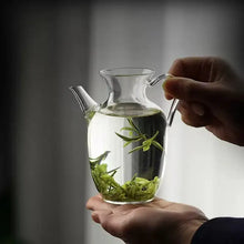 Load image into Gallery viewer, Green Tea Teapot Xiao Song Hu (Pitcher) 300ml, Borosilicate Glass - photo 9