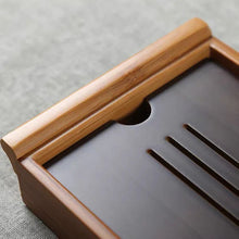 Cargar imagen en el visor de la galería, Bamboo Tea Tray 2 Variations wiht Water Tank