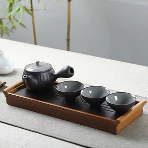 Bamboo Tea Tray 2 Variations wiht Water Tank
