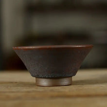 Load image into Gallery viewer, Iron Rust Glaze Gongfu Tea Cups, 4 Variations. (100-120ml) - King Tea Mall - photo 6