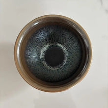 Load image into Gallery viewer, JianZhan Jin Bian You Di (Golden Edge Oil Drip) Tea Cup - photo 2
