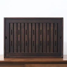 Load image into Gallery viewer, Rectangular Bamboo Tea Tray / Board / Saucer with Water Tank / Reservoir