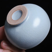 Load image into Gallery viewer, Ru Yao Kiln Gaiwan, Cup, Pitcher, and Strainer Set - King Tea Mall - photo 8
