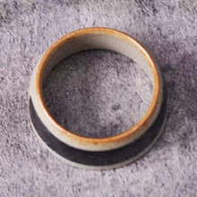 Load image into Gallery viewer, Rustic Pottery Porcelain Cha Lou (Strainer / Filter) 3 Paterns' Caligraphy Paint - photo 12