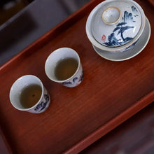 Load image into Gallery viewer, Rustic Pottery Porcelain GaiWan 175cc, Cup 70cc - photo 3