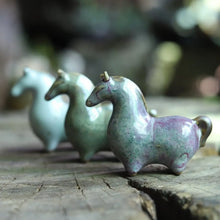 Load image into Gallery viewer, Tea Pet, "Jun Yao" Kiln Pottery Ceramic. “Horse“ Tea sets, Tea Wares, Tea Table Accessories, Porcelain Gifts - King Tea Mall - photo 2