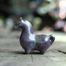 Load image into Gallery viewer, Tea Pet, "Jun Yao" Kiln Pottery Ceramic. “Horse“ Tea sets, Tea Wares, Tea Table Accessories, Porcelain Gifts - King Tea Mall - photo 3