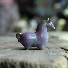 Load image into Gallery viewer, Tea Pet, "Jun Yao" Kiln Pottery Ceramic. “Horse“ Tea sets, Tea Wares, Tea Table Accessories, Porcelain Gifts - King Tea Mall - photo 4