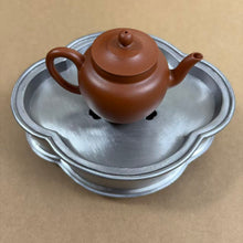 Load image into Gallery viewer, Yan Ji Li "Hai Tang Hua" (Crabapple Blossoms) Handmade Tin Tea Tray / Saucer / Board — Chaozhou Gongfu Teaware - King Tea Mall - photo 8