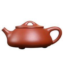 Carica l'immagine nel visualizzatore di Gallery, Yixing "Shi Piao" 135ml, 7 Spout Holes Teapot in "Zhao Zhuang Zhu Ni" (Zhaozhuan Village Red Clay) - King Tea Mall