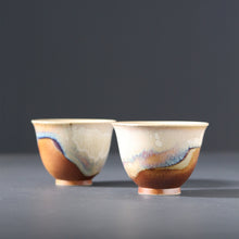 Cargar imagen en el visor de la galería, Handmade Fambe Porcelain, Tea Cup, 80ml, for Chinese Gongfu Tea, Fancy Teaware