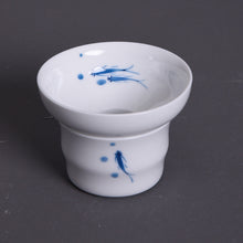 Charger l&#39;image dans la galerie, Dehua White Porcelain Gaiwan 140ml / Strainer / Pitcher 200ml / Tea Cup 60ml, KTM007