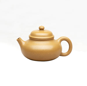 Yixing "Rong Tian" Teapot 110ml, Golden Duan Ni Mud