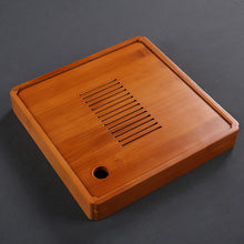 Laden Sie das Bild in den Galerie-Viewer, Bamboo Tea Tray Saucer Teaboard 3 Varied Sizes